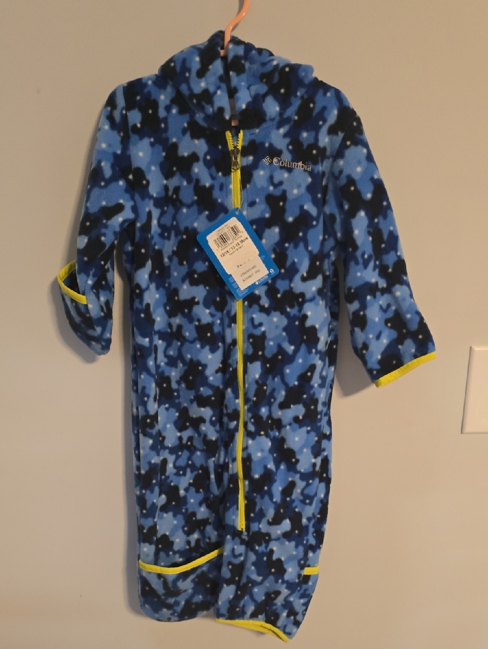 🧥 Columbia Fireside Cuddle Bunting (12–18 Months)